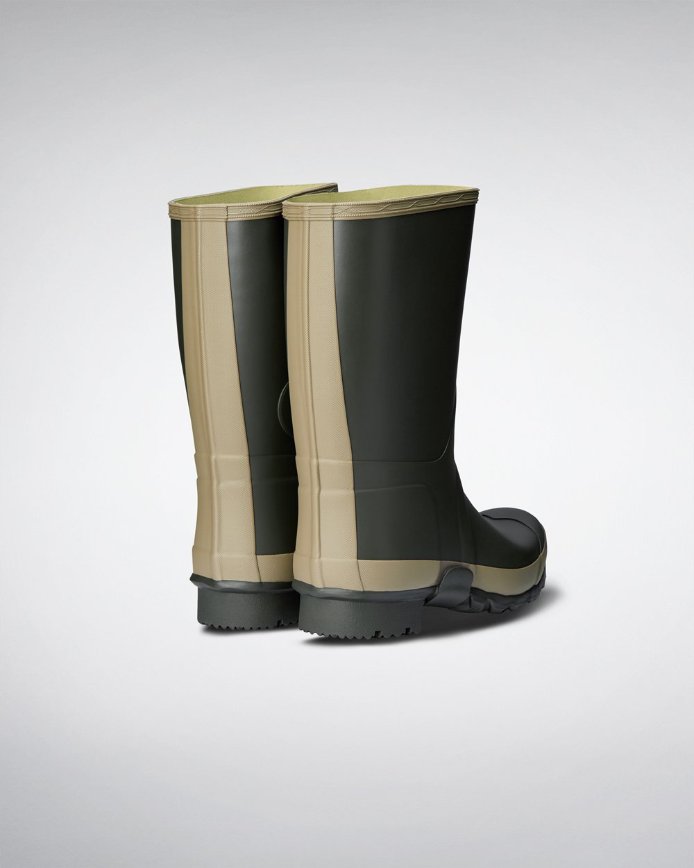 Mens Hunter Short Rain Boots Dark Olive - Gardener - 3859410-NC